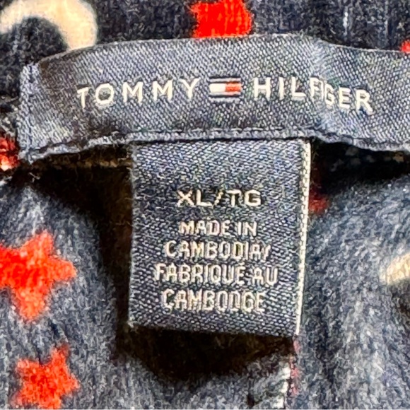 Tommy Hilfiger Women’s Fleece PJ Pants Blue Size XL - Picture 8 of 13